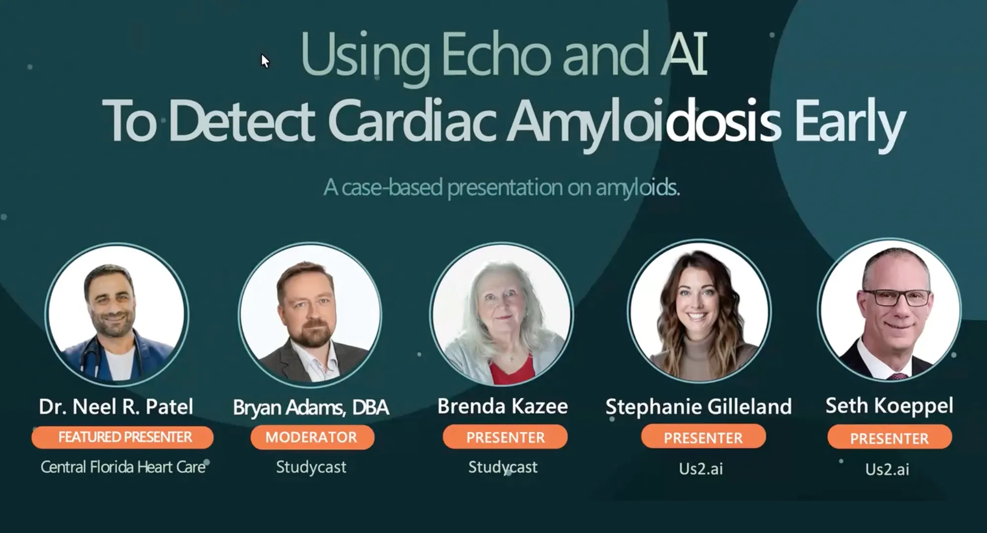 Using AI Echo to Detect Cardiac Amyloidosis Early: Us2.ai Webinar with Studycast
