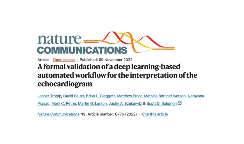 Fully automated AI echo analysis — validated as interchangeable with human experts