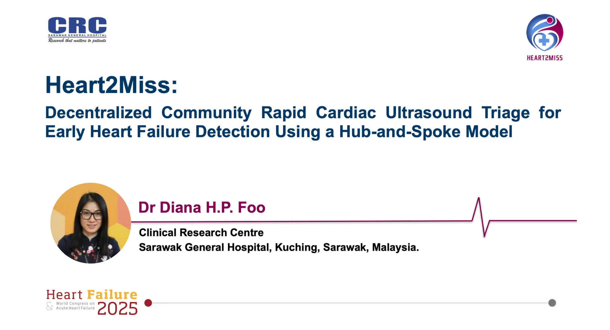 Cardiac Ultrasound Triage for Early HF Detection using AI Echo