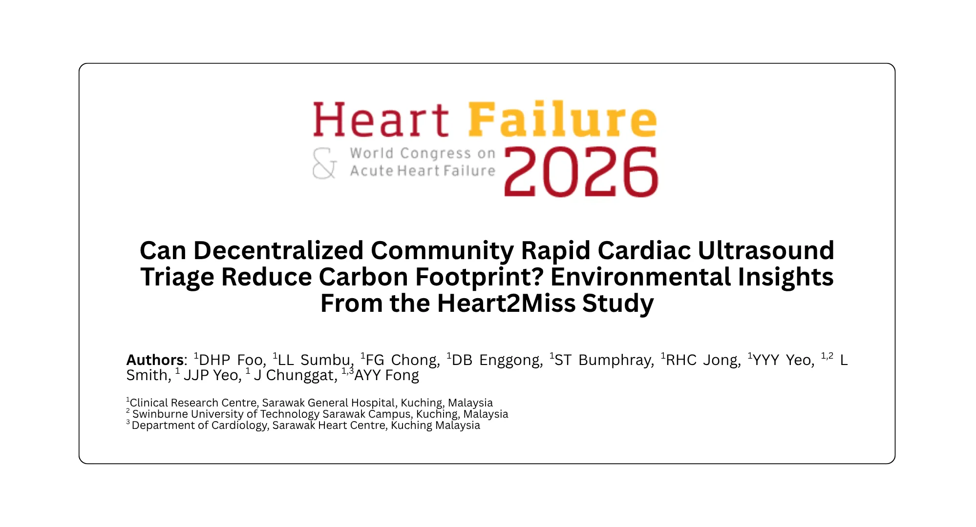 Heart2Miss AI-POCUS echo triage reduces carbon footprint