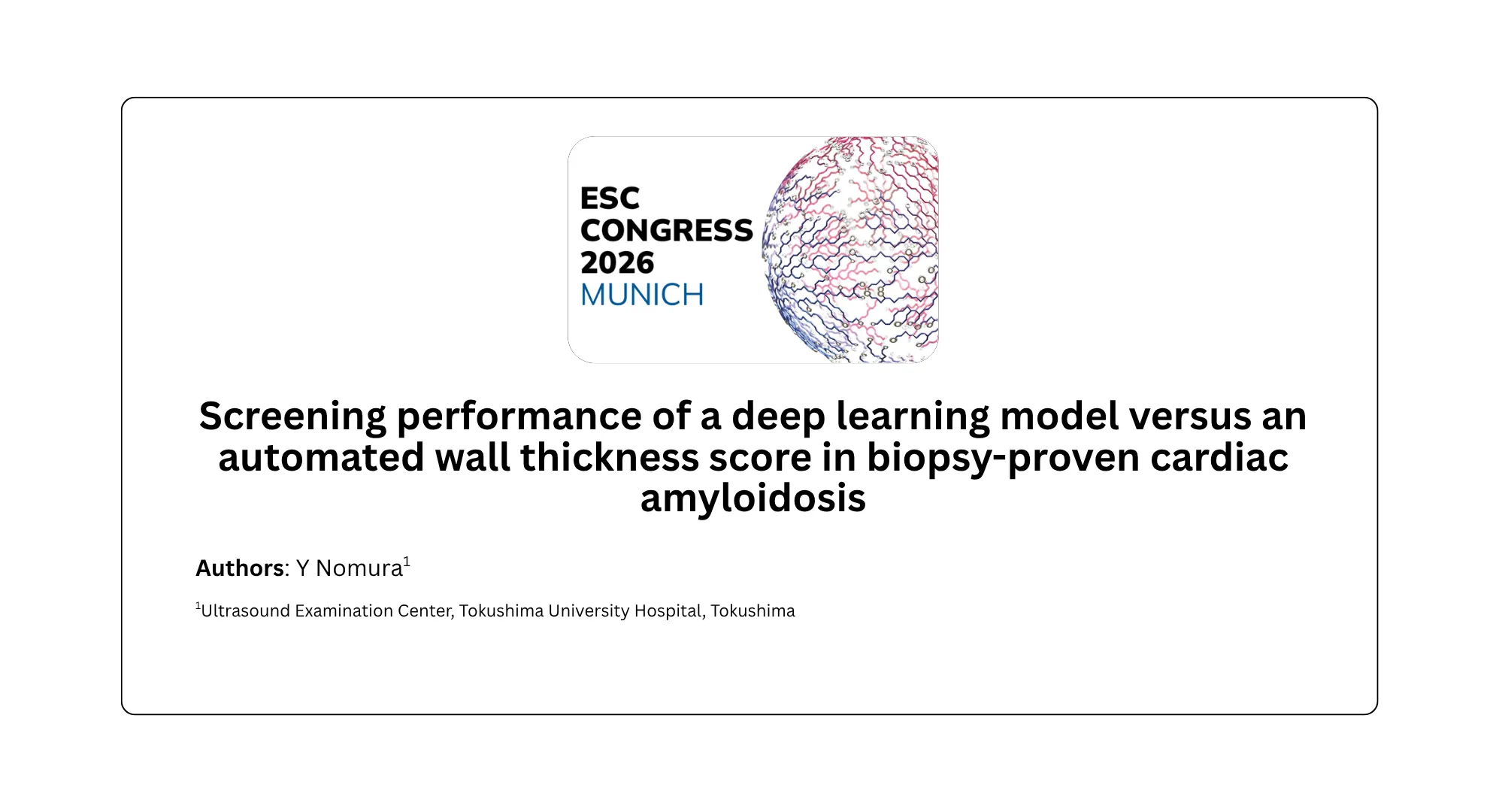AI Deep Learning Outperforms Wall Thickness Score for Cardiac Amyloidosis Screening