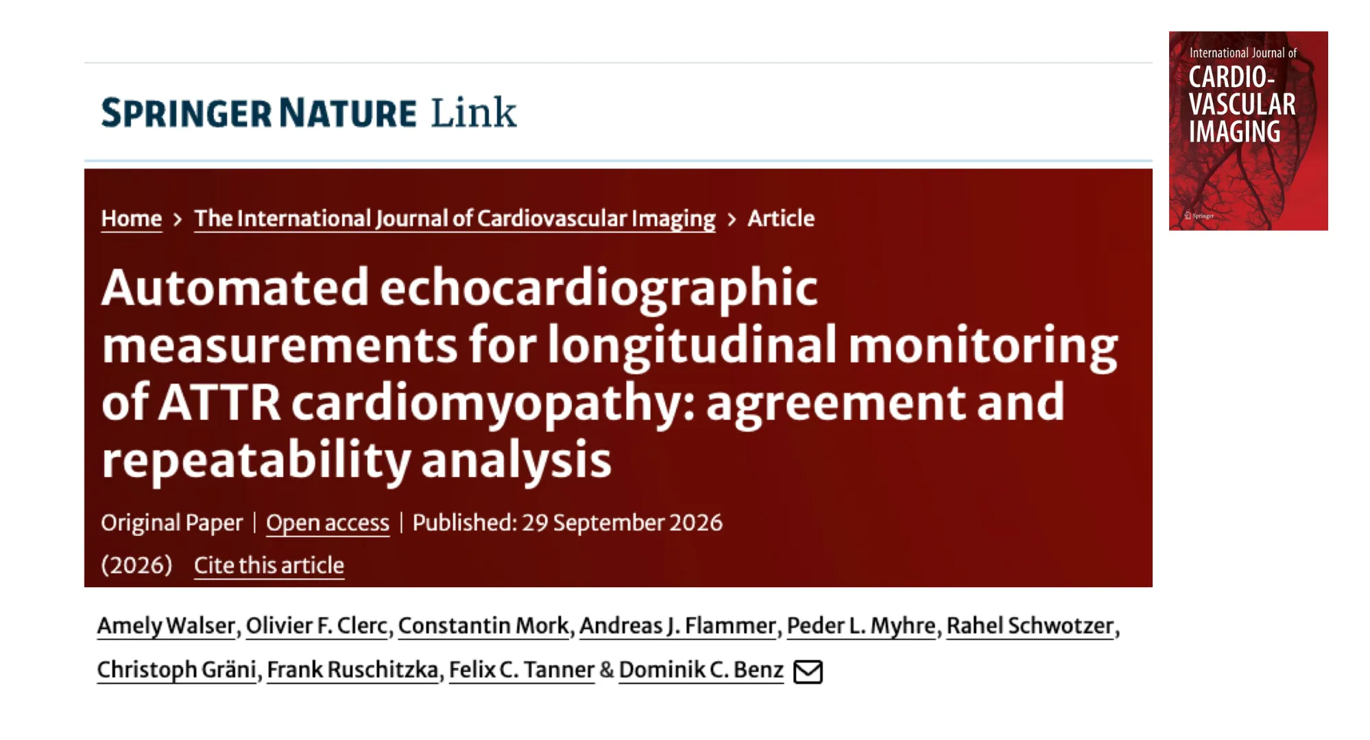 AI Echo for Longitudinal Monitoring of ATTR Cardiomyopathy